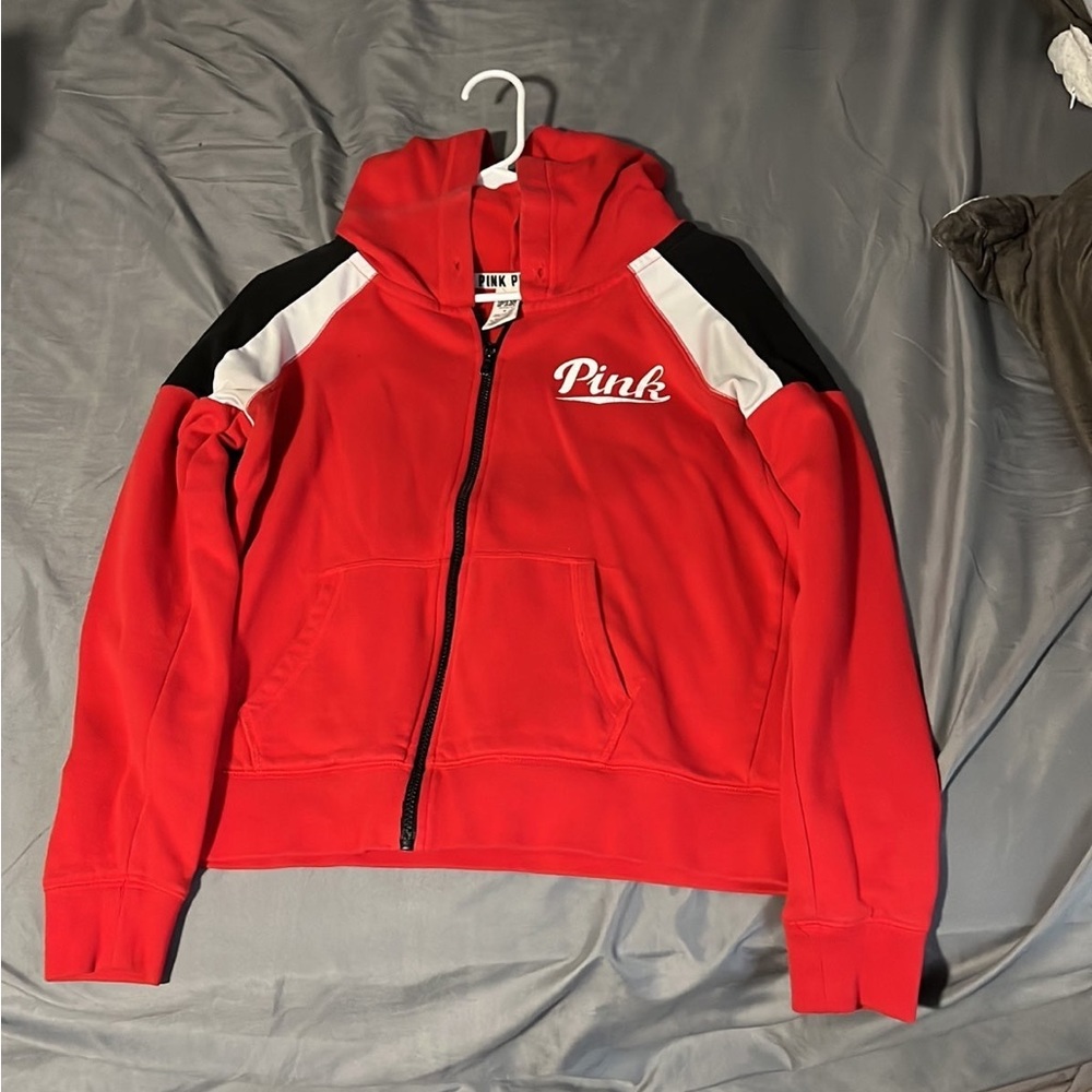 PINK zip up hoodie